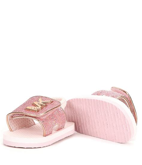 michael kors baby slides|michael kors slip on slippers.